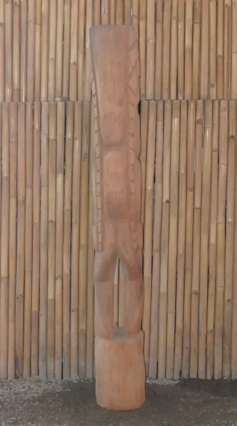 Artikelbild 6 des Artikels “Tiki-Statue im polynesischen Stil - aus Kokospalme Tiki-Statue aus Kokosnussholz ca. 18-28 cm Durchmesser ca. 200 cm Höhe Modell 40 Ganzkörper “